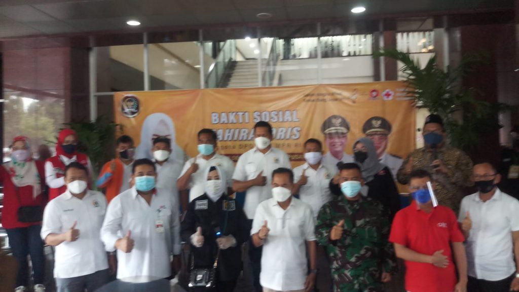 Kantor Walikota Jakarta Pusat Dijadikan Tempat Persinggahan Donor Darah oleh Fahira Idris