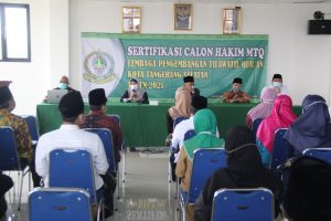 Junjung Kualitas MTQ dan STQ Tingkat Kota Tangerang Selatan, LPTQ Gelar Sertifikasi Calon Hakim 
