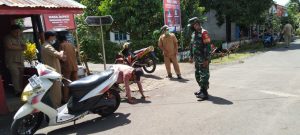 Pentak Lanud Sam Ratulangi Manado Dengungkan Slogan Pakai Masker Harga Mati, Tidak Pakai Masker Bisa Mati