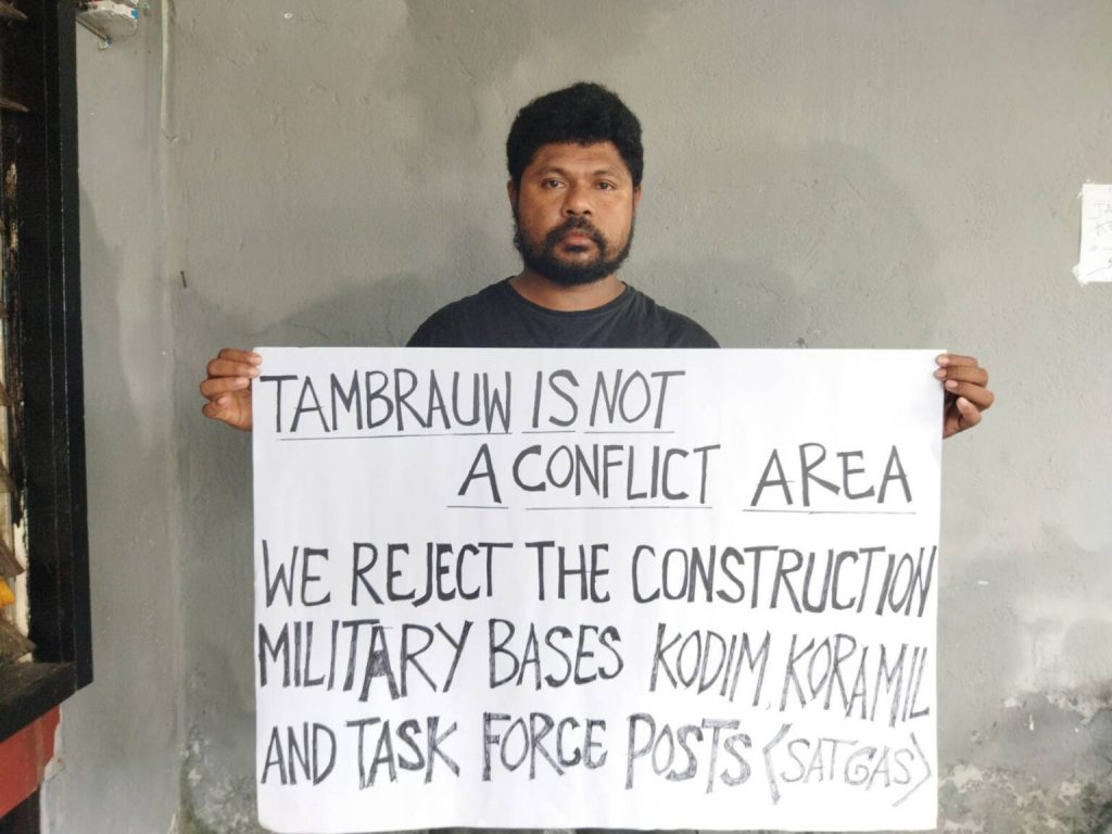 Tolak Militerisme di Tambrauw, Masyarakat Layangkan Petisi
