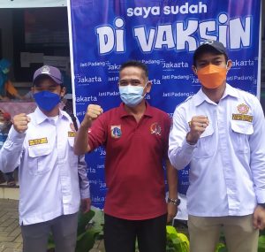 Kelurahan Jati Padang bersama Karang Taruna Menggelar Vaksinasi Gratis untuk warga Jakarta