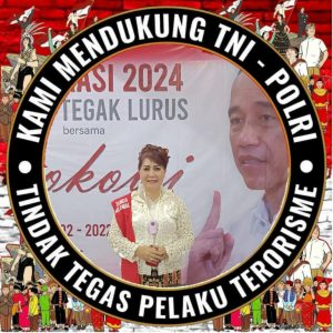 Relawan Jokowi, Sisca Rumondor: “Tindak Tegas Pelaku Terorisme serta Mengutuk Keras Pembela Terorisme”