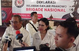 Brigade Nasional Menggelar Deklarasi Relawan Ganjar Pranowo di Jakarta