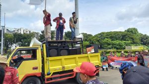 PABPDSI Menggelar Aksi Nasional “Menyampaikan Aspirasi Rakyat Desa” di depan Monas