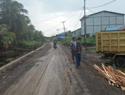 Dipuji Warga, Pekerjaan Peningkatan Jalan Padu Banjar di Kecamatan Simpang Hilir Sukses Terlaksana
