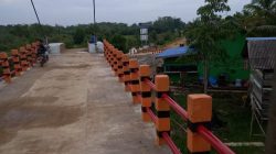 Aktifitas Pengendara Lancar, Jembatan Gantung Durian Sebatang Berfungsi Dengan Baik